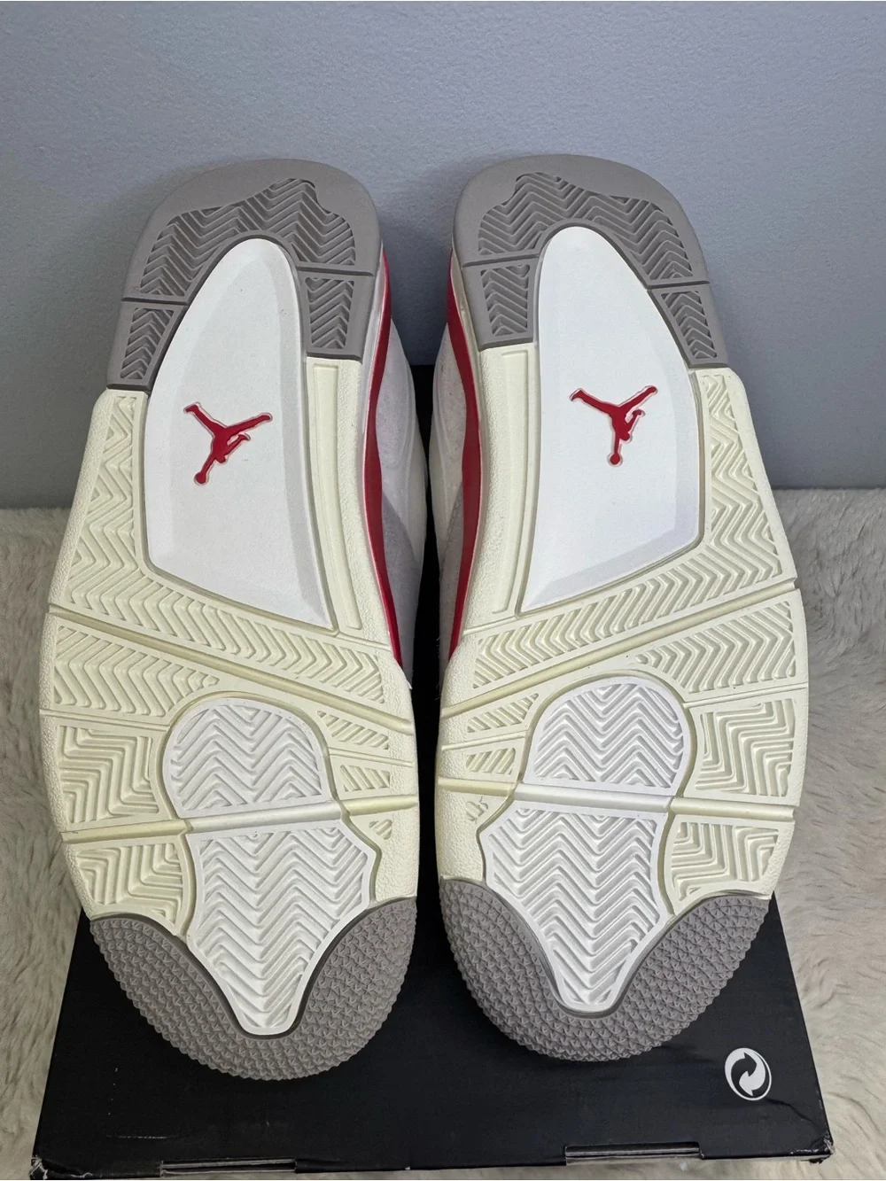 Jordan Air Jordan 4 RM Fire Red Sail/College Grey Low Top Men HF8126-100